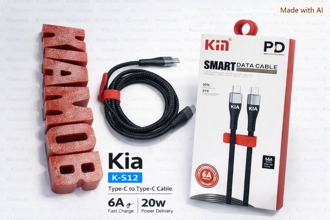 image_1787760556190 کابل شارژ و انتقال داده Type-C به Type-C برند Kin K-S12 - تصویر 1